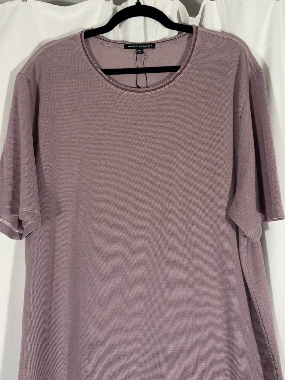 Robert Barakett Dusty Mauve Textured T-Shirt — image 5 of 7